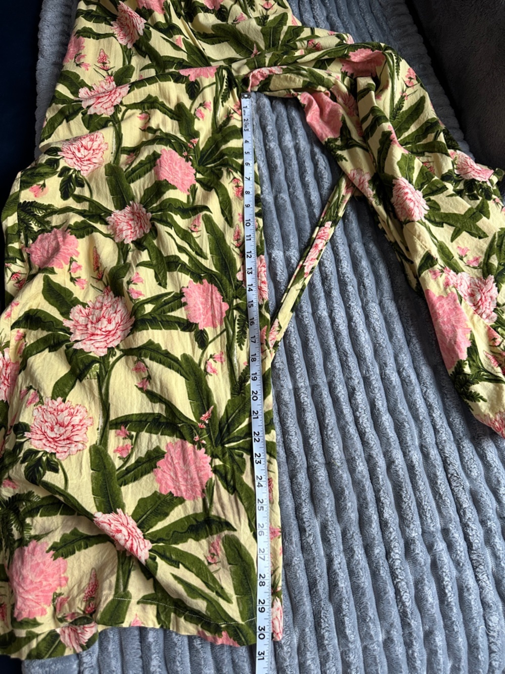 Agua Bendita Floral Halter wide leg jumpsuit in Yellow, Pink & Green - Picture 12 of 12